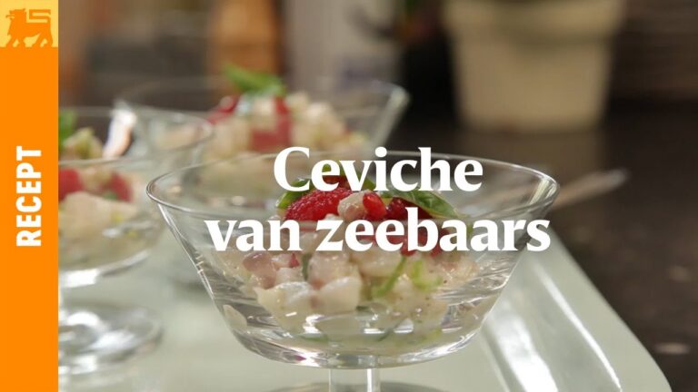 Ceviche van zeebaars