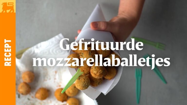 Gefrituurde mozzarellaballetjes
