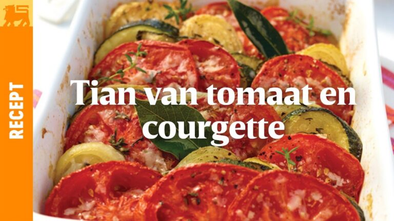 Tian van tomaat en courgette